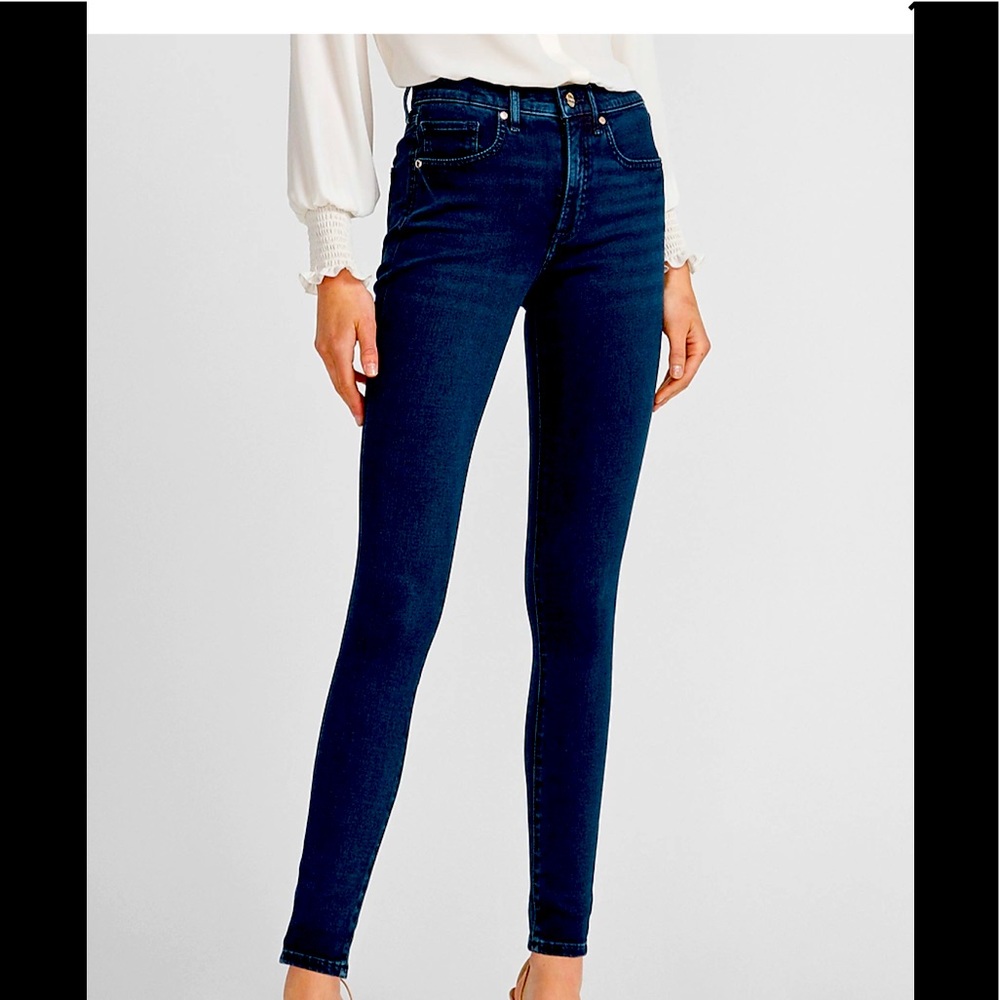 Express mid rise skinny jeans
